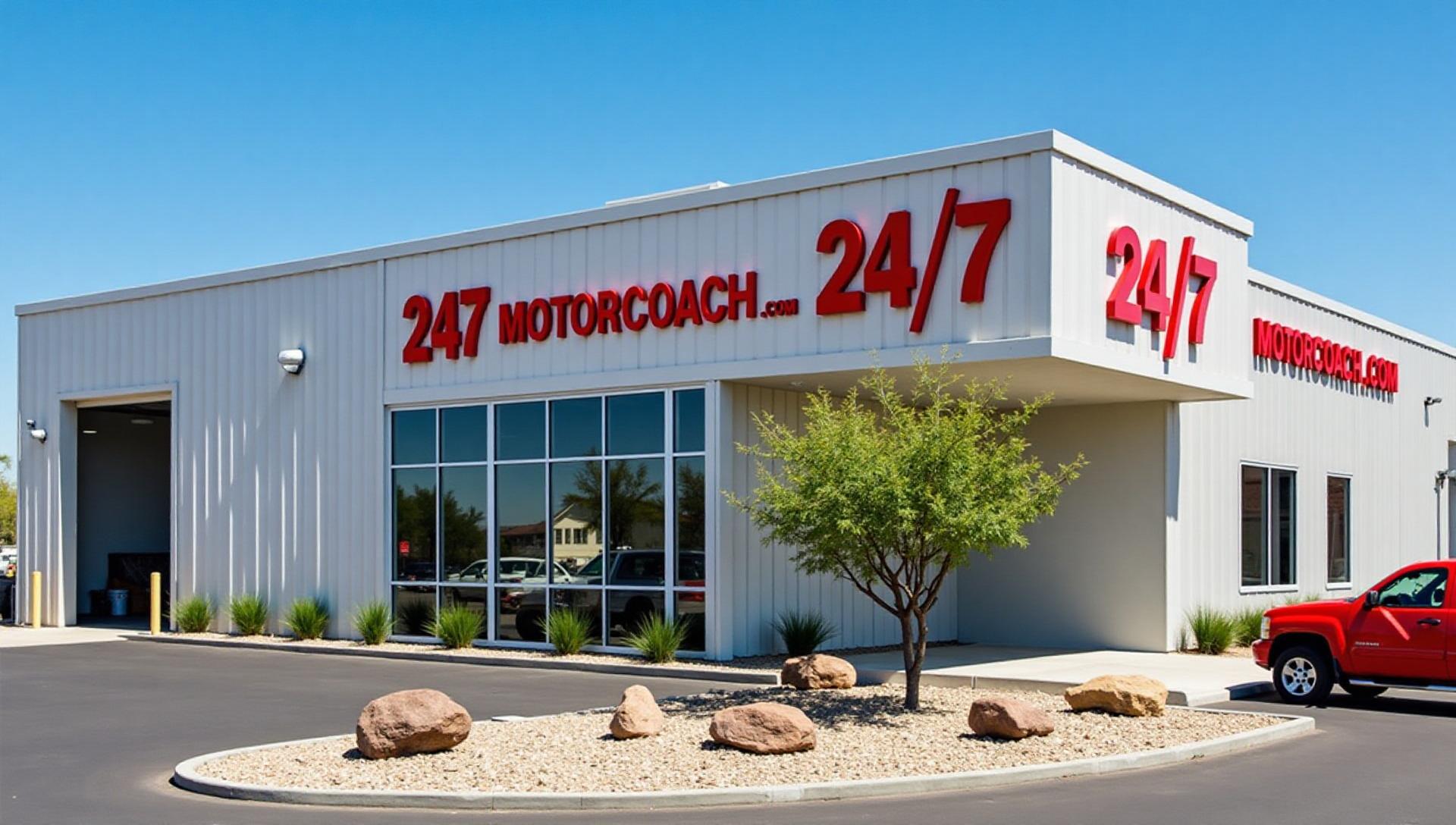 Indoor RV storage facility in Las Vegas