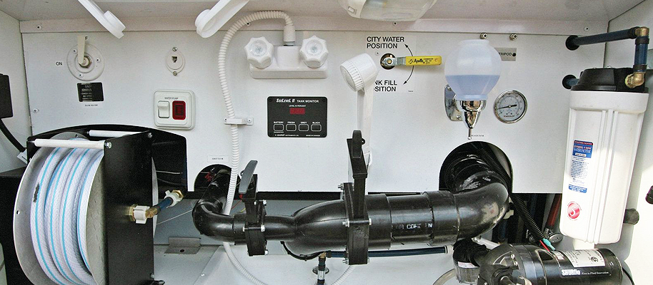 RV Motorcoach Plumbing System Inspection