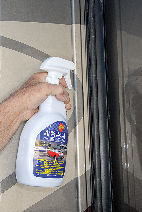 Clean and treat your RV’s slide outs and seals